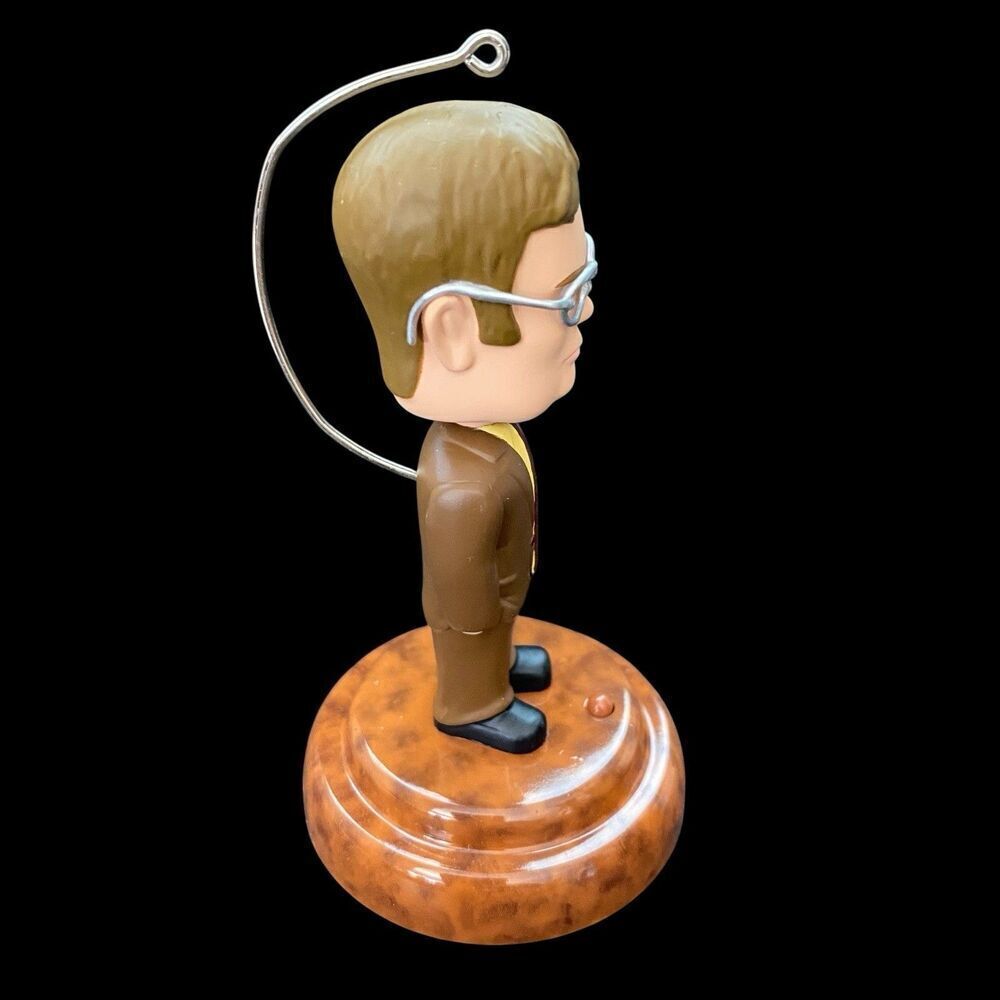 Hallmark The Office Dwight Talking Bobblehead Ornament TESTED AND WORKING - Picture 5 of 10